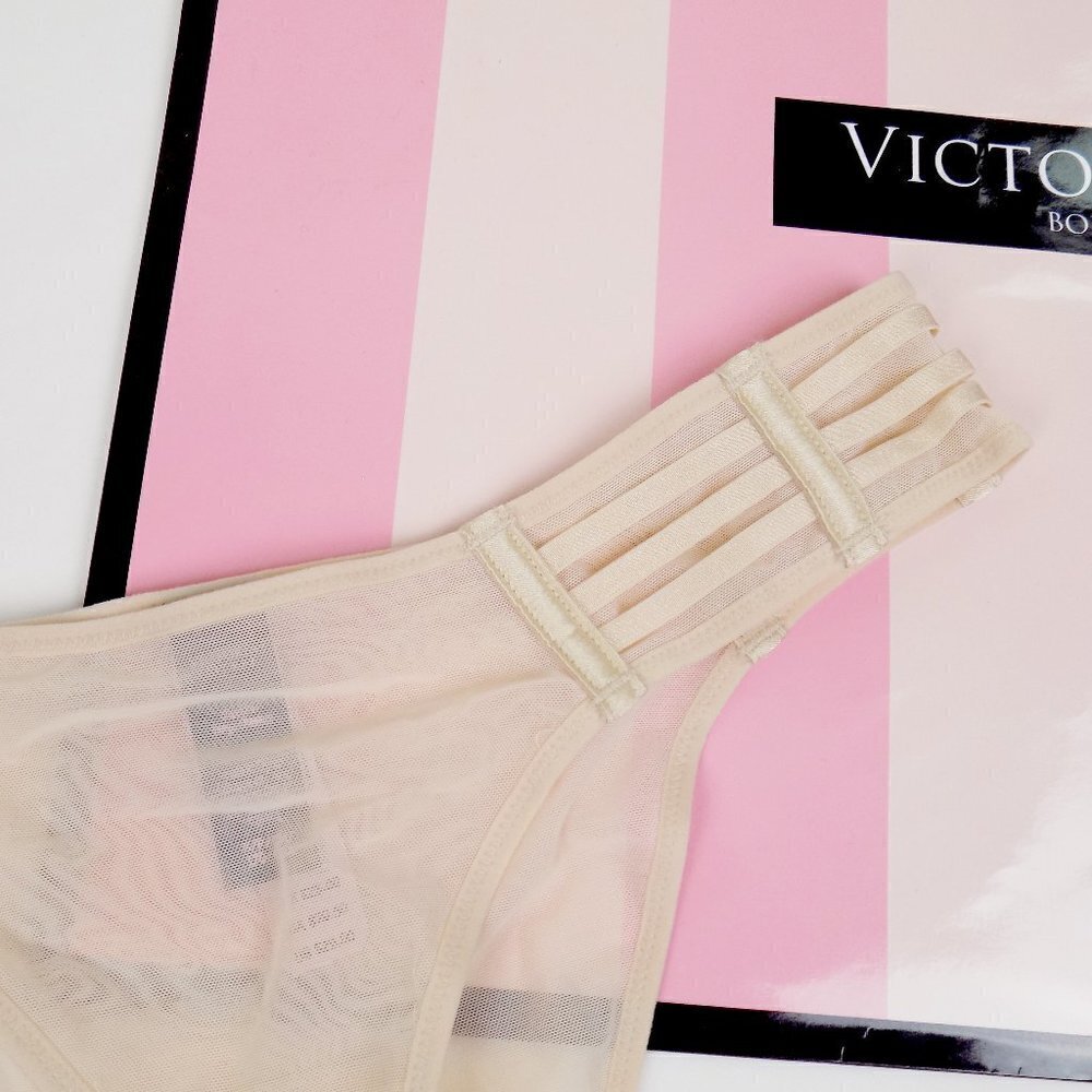 nwt victoria's secret very sexy VS dream angels lace mesh strappy cheeky